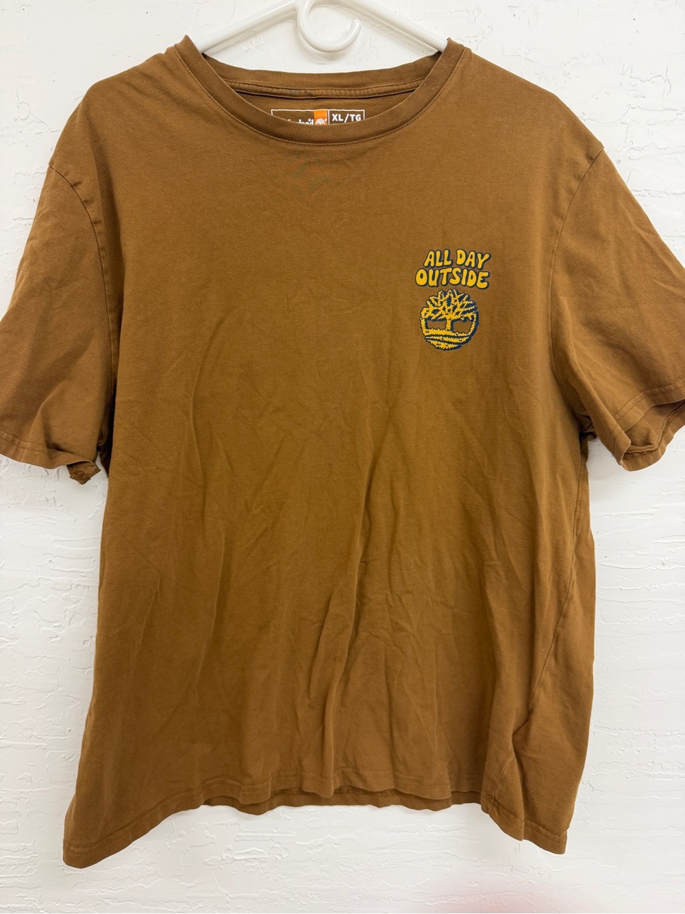 Timberland Brown 'All Day Outside' Short-Sleeve Tee